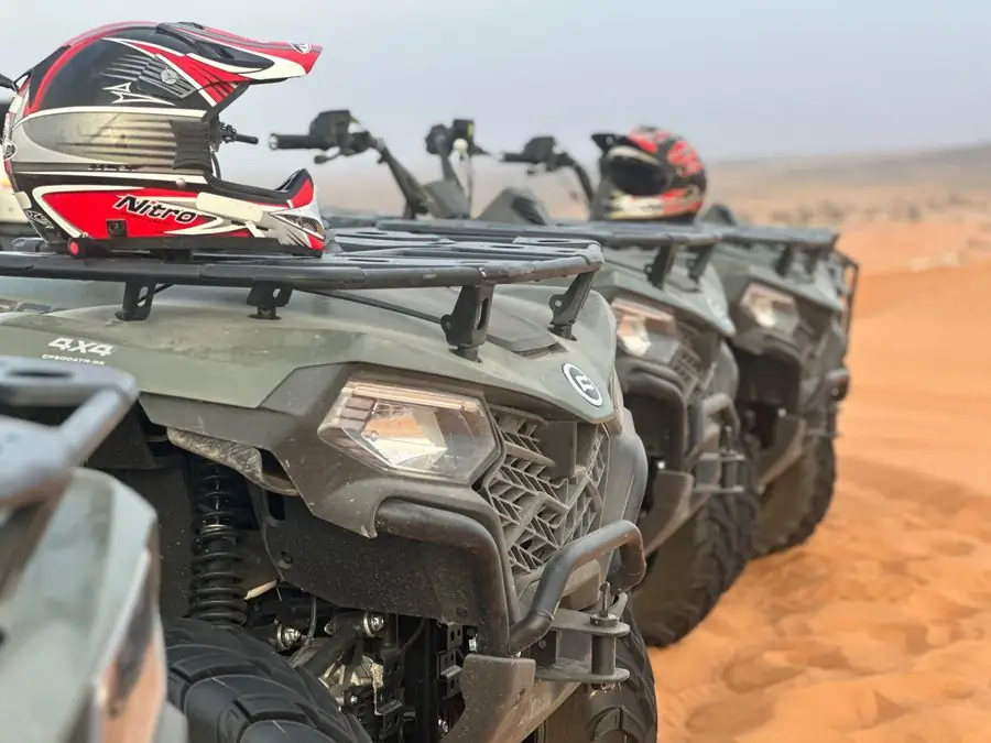 Quad 2 ore Erg Chebbi a Merzouga – I quad pronti a partire
