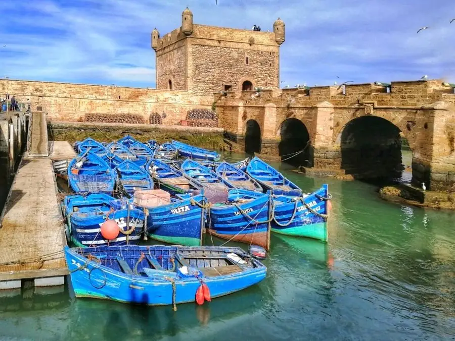 Escursione Essaouira – Il porto e le barche blu