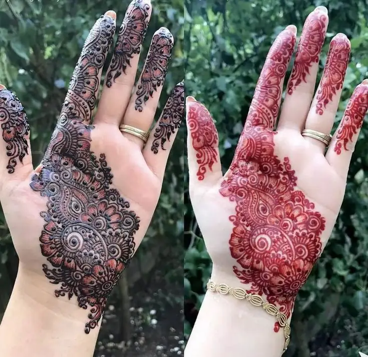 Mano di fatima – mani decorate con l'henné