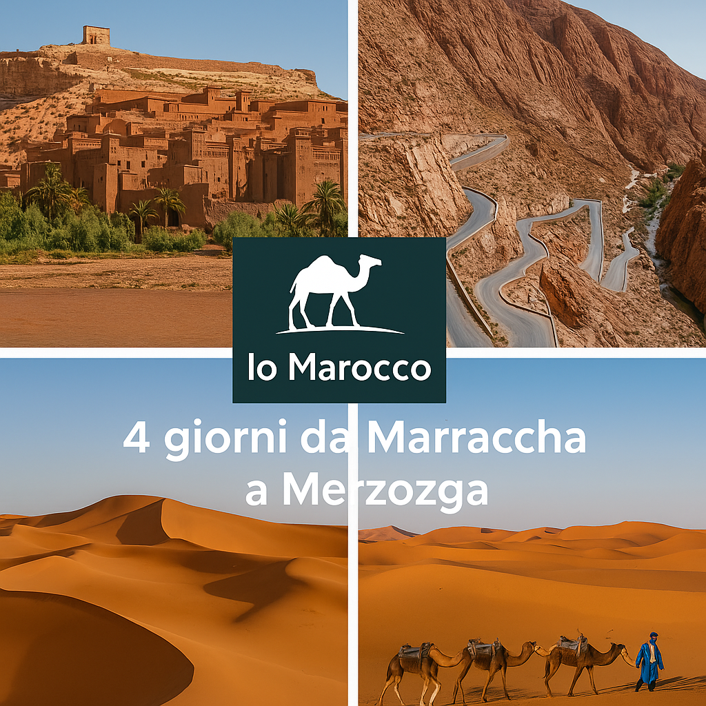 Tour di 4 Giorni da Marrakech al Deserto di Merzouga